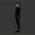 Man in Black Jacket White T-Shirt and Dark Pants Standing with Arms Outstretched