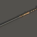 Halberd War Halberd Spear War Spear Low Face Number War Halberd Trident Game Weapon Cold Weapon Long Handle Weapon Super Realistic High Precision Video Level 3d model