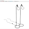 Glass Floor Lamp Light Luxury Floor Lamp Spherical Floor Lamp Simple Floor Lamp Bedroom Floor Lamp 3d model