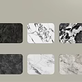 Various Decorative Marble Texture Slabs With Different Patterns For Interior Design 3d model