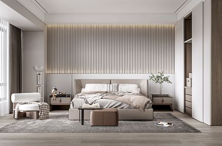 Modern Bedroom 3d model