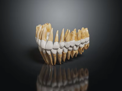 Dental Medical Device Anatomical Tooth Model for Professional Dental Training and Education 3d model