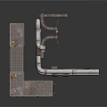 Heavy Duty Industrial Equipment With Steel Platform Pipes And Mechanical Structure
