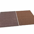 Dark Brown And Reddish Brown Square Rugs With Fringe Design For Home Decor