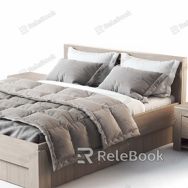 Background double bed model