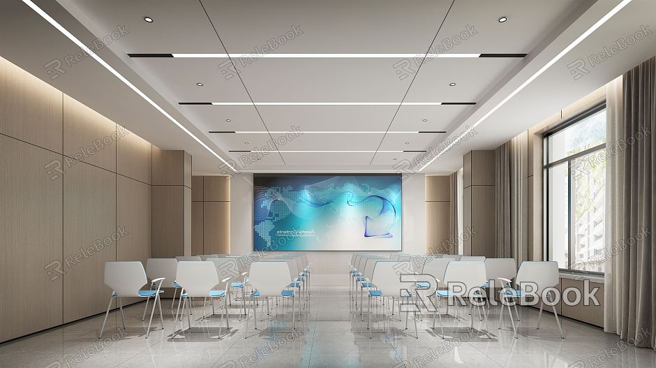 Modern Meeting Room Multifunctional Meeting Room model