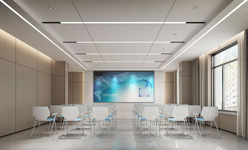 Modern Meeting Room Multifunctional Meeting Room 3d model