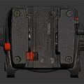 Adjustable Black Furniture Base Featuring Red Green Buttons And Gear Structure