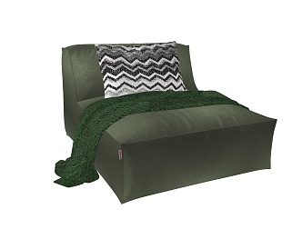 modern single sofa 3d model