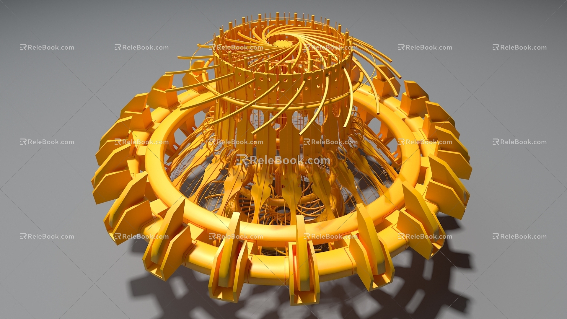 wall breaking machine hard surface machinery 3d model