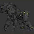 Mechanical Monster Mechanical King Kong Fighting Mechanical Chimp 3d model