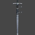 Strider sword with sheath and knife 3d model