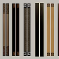 Elegant Decorative Door Handles Featuring Various Ornate Patterns Metal And Wood Combinations