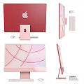 modern computer apple computer 3d model