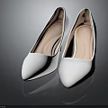 White Pointed Toe High Heels Stylish Women's Footwear For Elegant Occasions