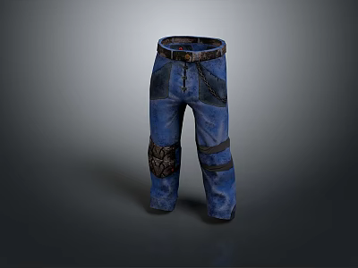 Trousers Men's Pants Women's Pants Clothes Realistic 3d model