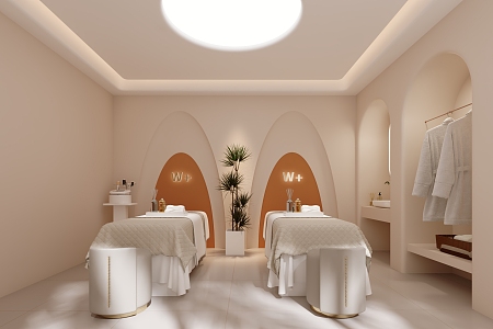 Beauty SPA beauty salon cream wind health center medical beauty center 3d model