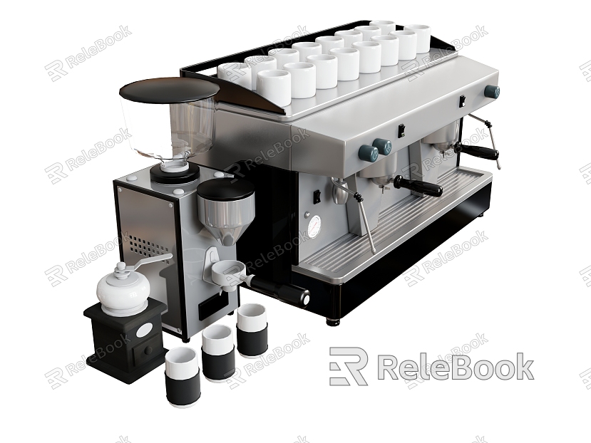 Coffee machine coffee cup grinder semi-automatic coffee machine commercial coffee machine model