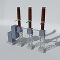 Substation equipment kV35 CB C 3d model