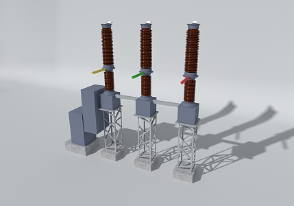 Substation equipment kV35 CB C 3d model