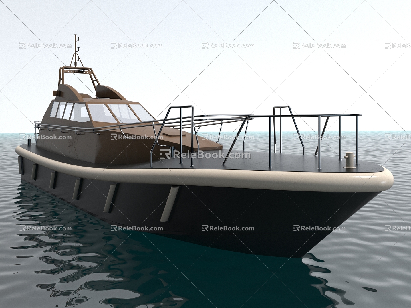 Style Yacht Cruise Boat Clipper Boat Clipper Fishing Boat Lifeboat Patrol Boat 3d model