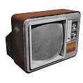 Vintage Old TV Old TV 3d model