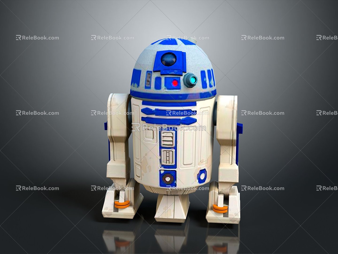 Robot Robot Assistant Small Robot Robot Butler 3d model