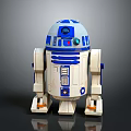 Robot Assistant Small Robot Butler 3d model