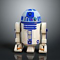 Robot Robot Assistant Small Robot Robot Butler 3d model