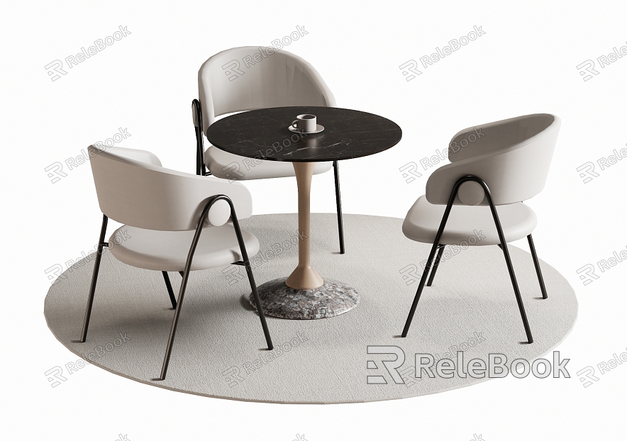 Leisure Table and Chair Negotiation Table and Chair Dining Table and Chair model