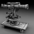 Theodolite measuring instrument observation instrument 3d model