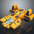 Modern Spaceship Spacecraft 3d model
