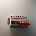 DELIXI Household Circuit Breaker With Multiple Switches White Body Red Labels
