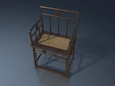 Modern Hinged Door With Wooden Frame And Classic Design For Home Interior 3d model