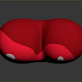 Shiny Red Heart Shaped Decorative Household Item For Daily Life Use