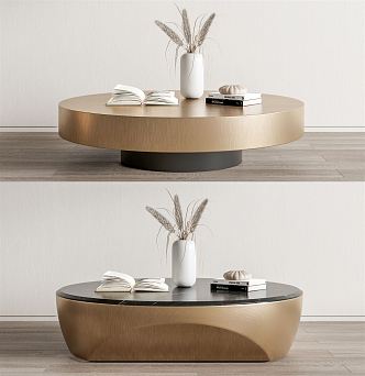 Light Luxury Coffee Table 3d model