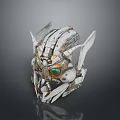 Sci-Fi Helmet Alien Helmet-Helmet High Tech Helmet Game Helmet 3d model