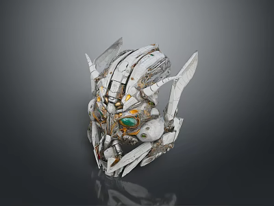 Sci-Fi Helmet Alien Helmet-Helmet High Tech Helmet Game Helmet 3d model