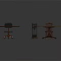Wooden Round Tables And Matching Chairs For Home Dining Furniture Set