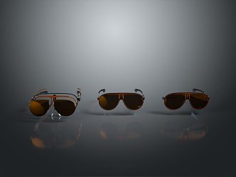 glasses sunglasses glasses near vision presbyopic glasses realistic 3d model