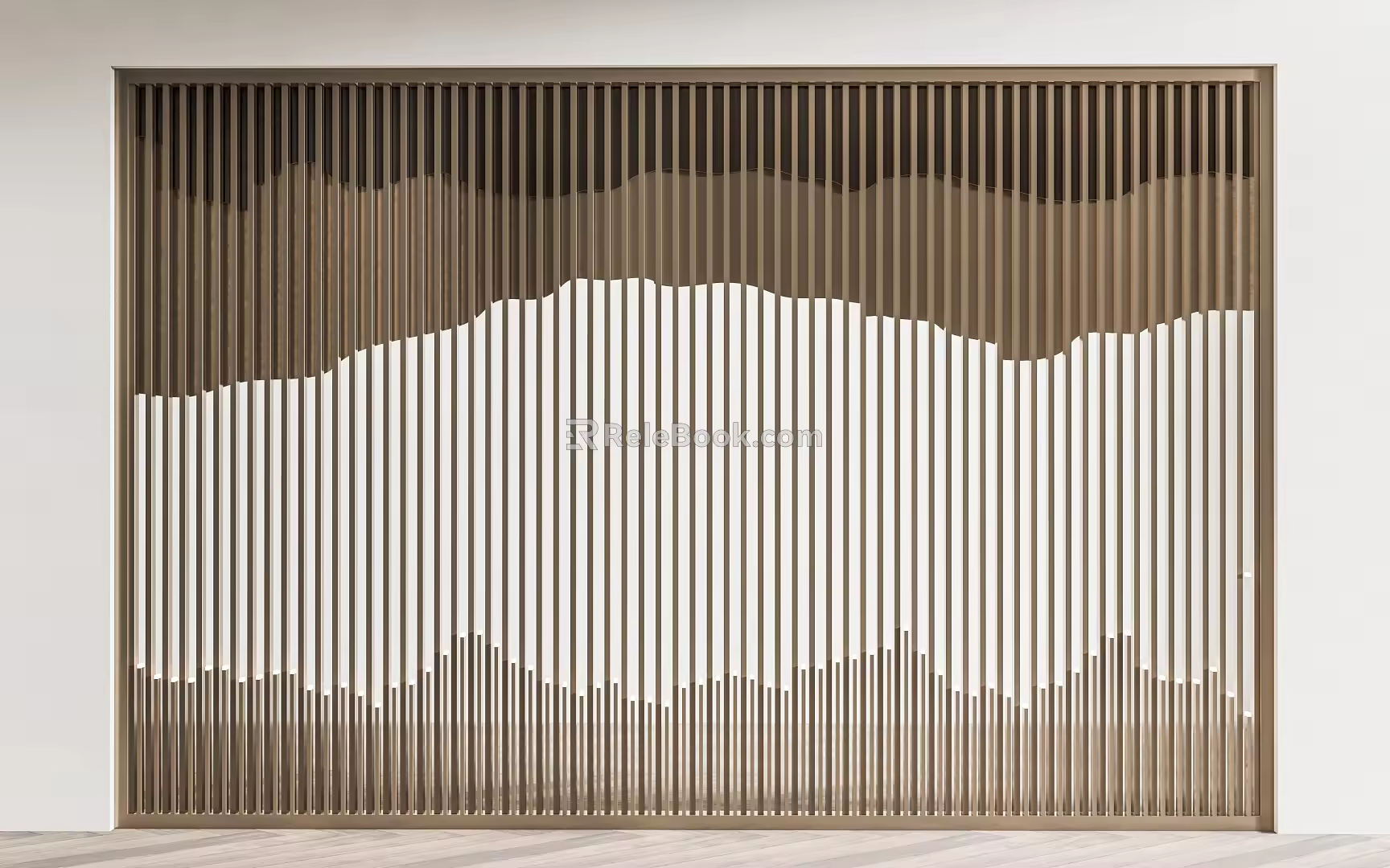 Grille partition hollow partition screen partition grille background wall 3d model