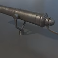 Artillery Cannon Battery Earth Artillery Cannon Ancient Artillery Tower Battery Cannon Simple Model Cannon Low Model Low Face Number Cannon Game Cannon Super Realistic Cannon 3d model