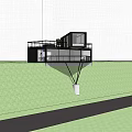 Modern Hillside Detached Villa Featuring Large Windows Terrace and Lush Green Surroundings