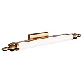 Modern Brass Wall Light With White Cylindrical Shade And Metal Base 3d model