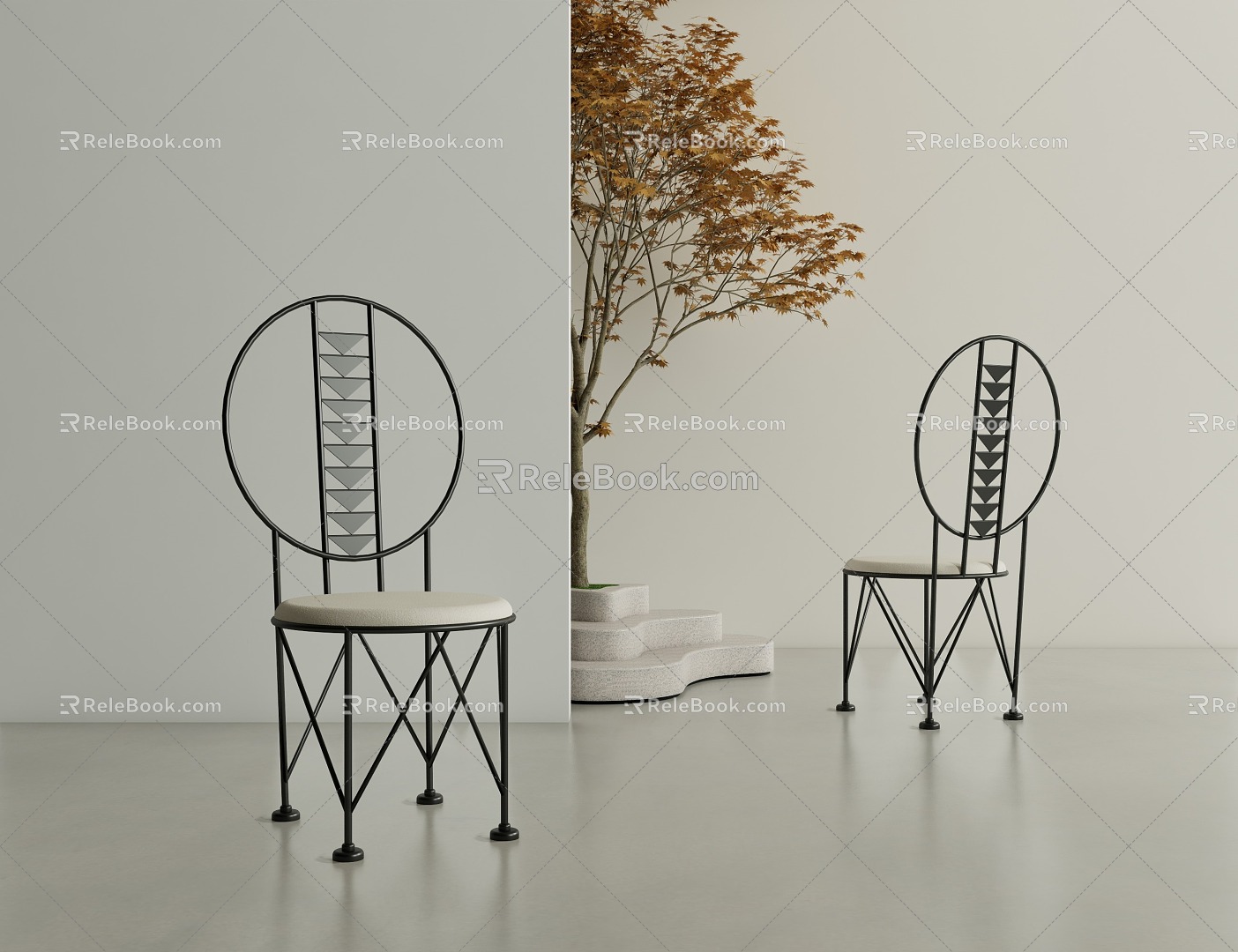 modern single chair dining chair leisure chair model