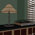 Middle Style Table Lamp 3d model