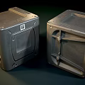 Heavy Duty Orange Hardware Tools Storage Case With Metal Mechanical Structure