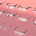 Various Styles of Safety Glasses and Goggles in Multiple Pairs on Pink Background