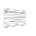 White Decorative Architectural Components With Various Molding Designs For Interior Use