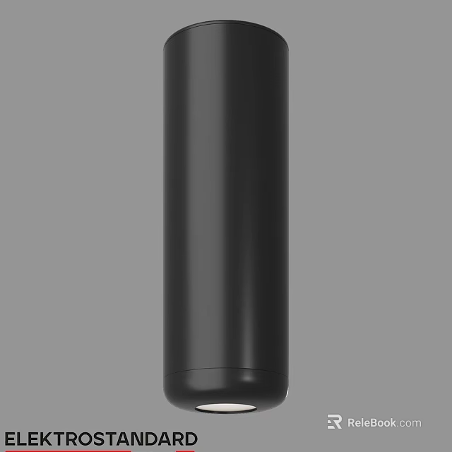 Modern Black Downlight Spotlight with Sleek Ceiling Lighting Design 3d model 